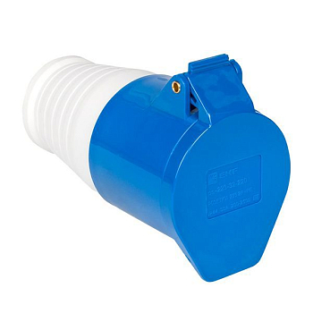 Розетка кабельная 32А 220В 2Р+РЕ IP44 (223) EKF 