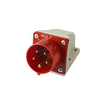 Вилка стационарная для наружной установки PPC 515 3Р+РЕ+N 16А 380В IP44 Pro JazzWay 