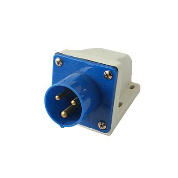 Вилка стационарная для наружной установки PPC 513 2Р+РЕ 16А 220В IP44 Pro JazzWay 