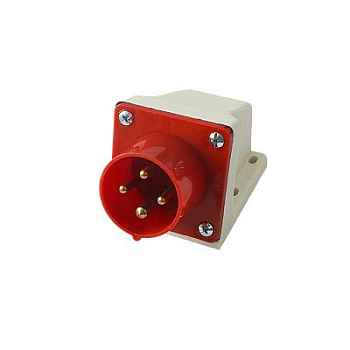 Вилка стационарная для наружной установки PPC 514 3Р+РЕ 16А 380В IP44 Pro JazzWay 