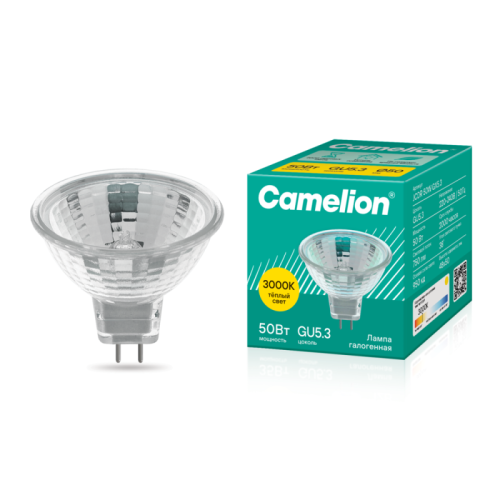 Лампа галогенная JCDR 50Вт GX5.3 Camelion 
