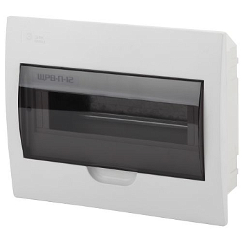 Бокс встраиваемый ЩРВ-П-12 12мод. IP41 пластик SIMPLE NO-box_simple-plastic_12_flush BOXF12 Эра 