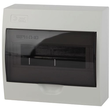 Бокс навесной ЩРН-П-10 10мод. IP41 пластик SIMPLE NO-box_simple-plastic_10_surface BOXS10 Эра 