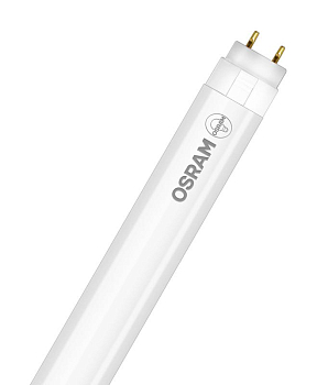 Лампа светодиодная SUBSTITUBE Basic T8 9W/830 9Вт T8 линейная 3000К тепл. бел. G13 720лм 220-240В 600мм двухсторон. прям. вкл. (замена 18Вт) OSRAM 