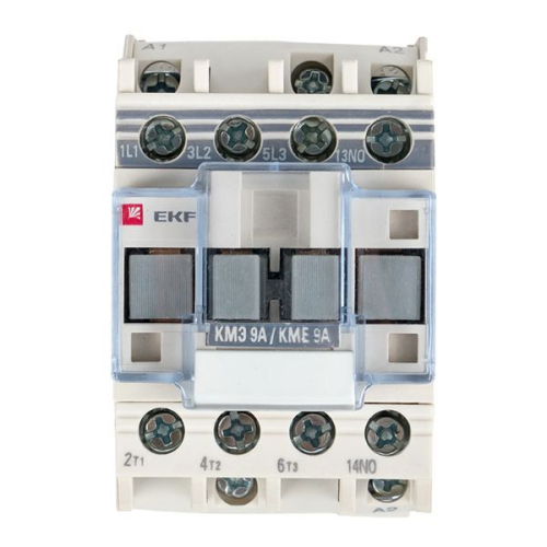 Контактор КМЭ-1 9А кат. 230В AC 1НО EKF 