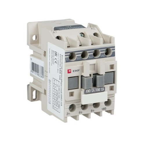Контактор КМЭ-1 12А кат. 230В AC 1НО EKF 