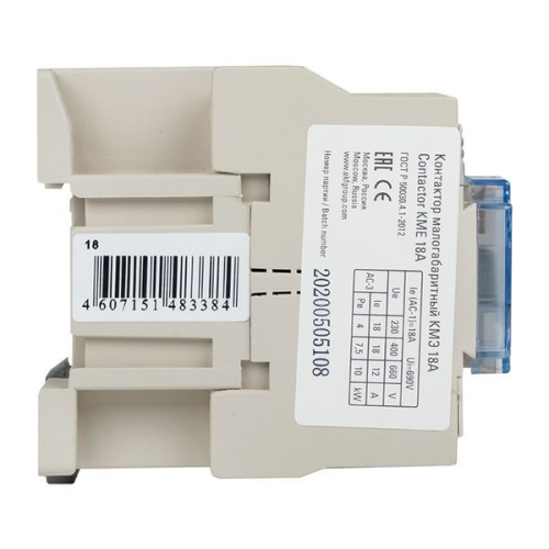 Контактор КМЭ-1 18А кат. 230В AC 1НО EKF 