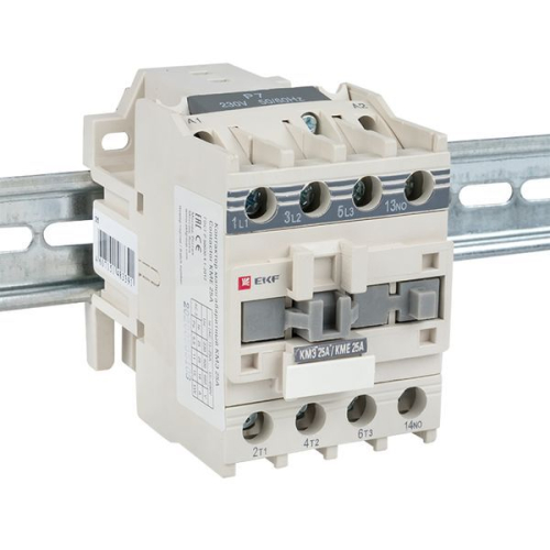 Контактор КМЭ-2 25А кат. 230В AC 1НО EKF 