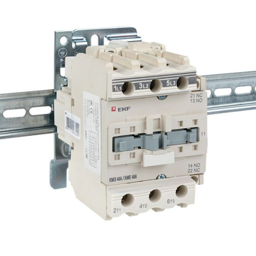 Контактор КМЭ-3 40А кат. 230В AC 1НО+1НЗ EKF 