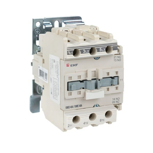 Контактор КМЭ-3 40А кат. 400В AC 1НО+1НЗ EKF 