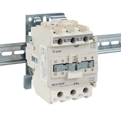 Контактор КМЭ-3 50А кат. 230В AC 1НО+1НЗ EKF 