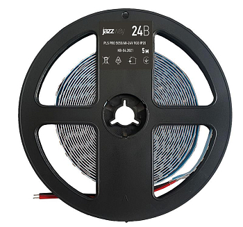 Лента светодиодная PLS 2835 RGB разноцвет. 24В (уп.5м) JazzWay 