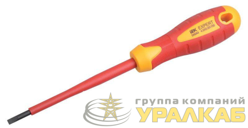 Отвертка шлицевая Expert 5.5х1.0х125мм 1000В IEK 