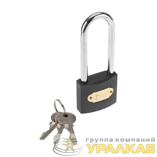 Замок навесной "Чугун" 50мм длин. дужка ЧЕТЫРЕ СЕЗОНА 