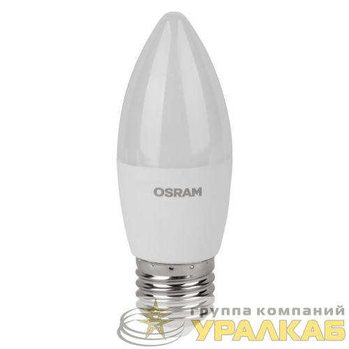 Лампа светодиодная LED Value LVCLB60 7SW/840 свеча матовая E27 230В 2х5 RU (уп.5шт) OSRAM 