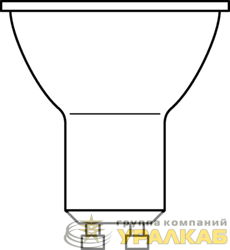 Лампа светодиодная LED Value LVPAR1675 10SW/865 230В GU10 2х5 RU (уп.5шт) OSRAM 