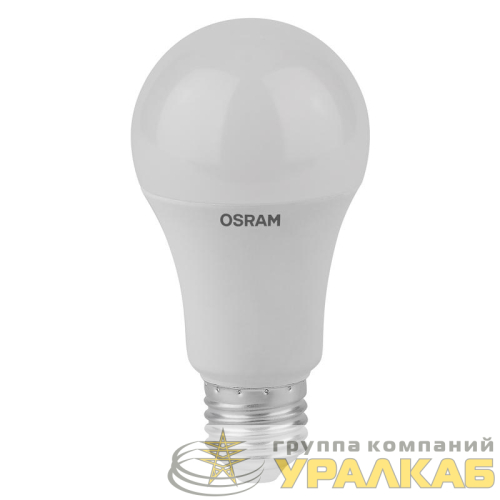 Лампа светодиодная LED Antibacterial A 13Вт грушевидная матовая 6500К холод. бел. E27 1521лм 220-240В угол пучка 200град. бактерицидн. покрыт. (замена 150Вт) OSRAM 