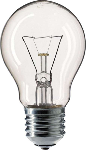 Лампа накаливания Stan 60Вт E27 230В A55 CL 1CT/12X10 PHILIPS 