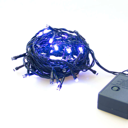 Гирлянда ILD050C-GB 50LED 5м 8 реж. син. SHlights 