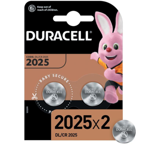 Элемент питания литиевый CR2025-2BL (блист.2шт) Duracell 