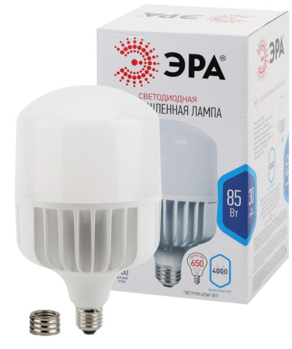 Лампа светодиодная LED POWER T140-85W-4000-E27/E40 85Вт колокол 4000К нейтр. бел. E27/E40 Эра 