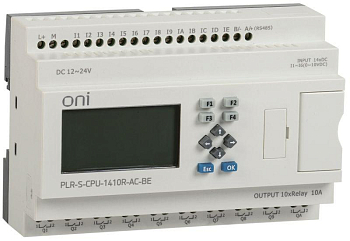 Реле логическое PLR-S. CPU1410(R) 220В AC с экраном ONI 