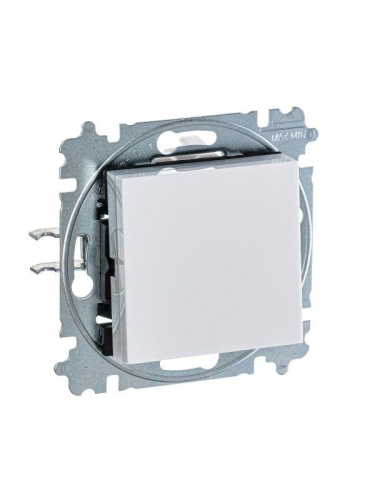 Выключатель 1-кл. СП Levit IP20 бел./ледяной ABB 