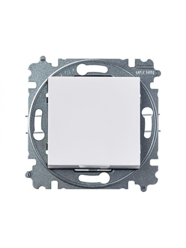 Выключатель 1-кл. СП Levit IP20 бел./ледяной ABB 