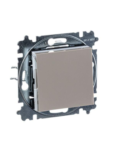 Переключатель 1-кл. СП Levit IP20 кофе макиато/бел. ABB 