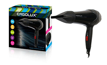 Фен ELX-HD07-С02 профессиональный 2100Вт 220-240В черн. Ergolux 