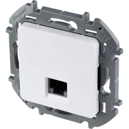 Механизм розетки компьютерной Inspiria RJ45 кат.6 UTP бел. Leg 
