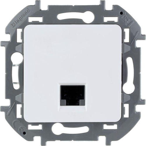 Механизм розетки компьютерной Inspiria RJ45 кат.6 UTP бел. Leg 