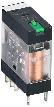 Реле общего назначения OGR-1 2C 220В AC с LED и тест. кнопкой ONI 