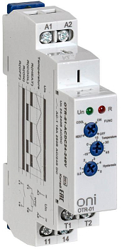 Реле температурное OTR-01 1 конт. 24-240В AC/DC ONI 
