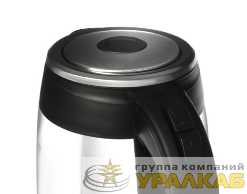 Чайник электрический SKG4710 1.8л 2200Вт серебр./черн. (корпус стекло) STARWIND 