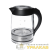 Чайник электрический SKG4710 1.8л 2200Вт серебр./черн. (корпус стекло) STARWIND 