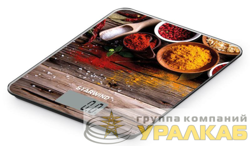 Весы кухонные электронные SSK3358 макс.вес 5кг STARWIND 