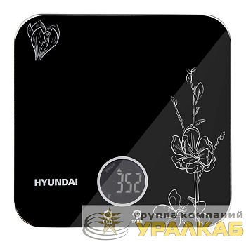 Весы кухонные электронные HYS-KG421 макс.вес:5кг черн. HYUNDAI 