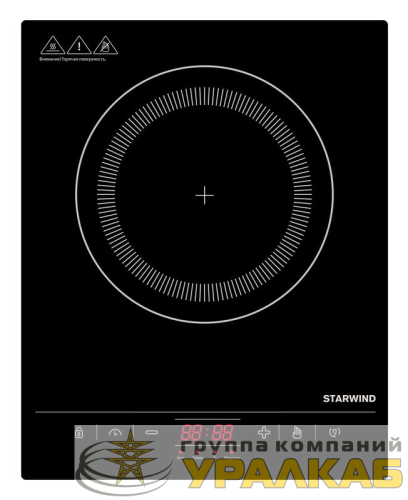Плита Индукционная STI-1002 стеклокерамика (настольная) черн. STARWIND 