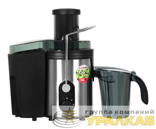 Соковыжималка центробежная SJ 2414 800Вт рез.сок.:500мл. серебр./черн. STARWIND 