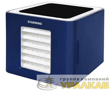 Сушка для фруктов и овощей SFD6430 6под. 400Вт син. STARWIND 