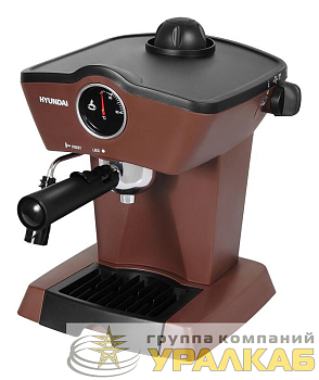 Кофеварка эспрессо HEM-2311 800Вт корич. HYUNDAI 