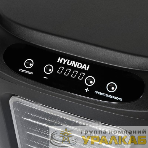 Сушка для фруктов и овощей HYFD-S1202 12под. 500Вт черн. HYUNDAI 