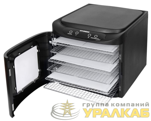Сушка для фруктов и овощей HYFD-S1202 12под. 500Вт черн. HYUNDAI 