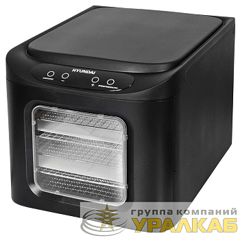 Сушка для фруктов и овощей HYFD-S1202 12под. 500Вт черн. HYUNDAI 