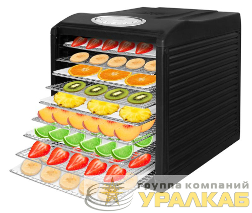 Сушка для фруктов и овощей HYFD-S1800 18под. 700Вт черн. HYUNDAI 