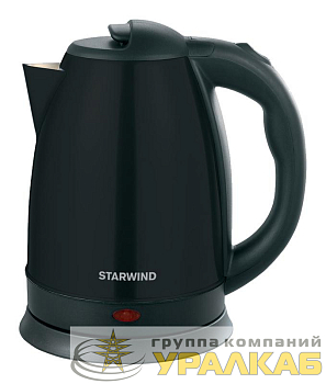 Чайник 1.8л. 1800Вт (нерж. сталь/пластик) черн. SKS2050 STARWIND 