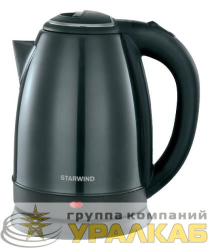 Чайник 1.8л. 1800Вт (нерж. сталь/пластик) черн. SKS2051 STARWIND 