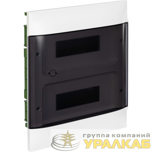 Щиток пластиковый встраиваемый Practibox S (в полые стены) 2х12 дым. дверь Leg 