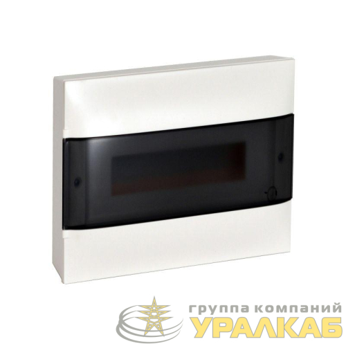 Щиток пластиковый навесной Practibox S 1х12 дым. дверь Leg 